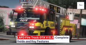 LAFD fire truck GTA V ELS